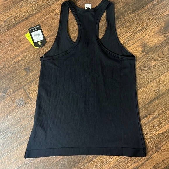 ZUMBA WEAR Tank Top Sz S "Est. 2001" Spicy Ribbed Sleeveless Racerback T-shirt! - Picture 4 of 12